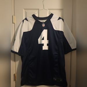 Men's Dallas Cowboys Dak Prescott Nike Navy Alternate Game Team Jersey